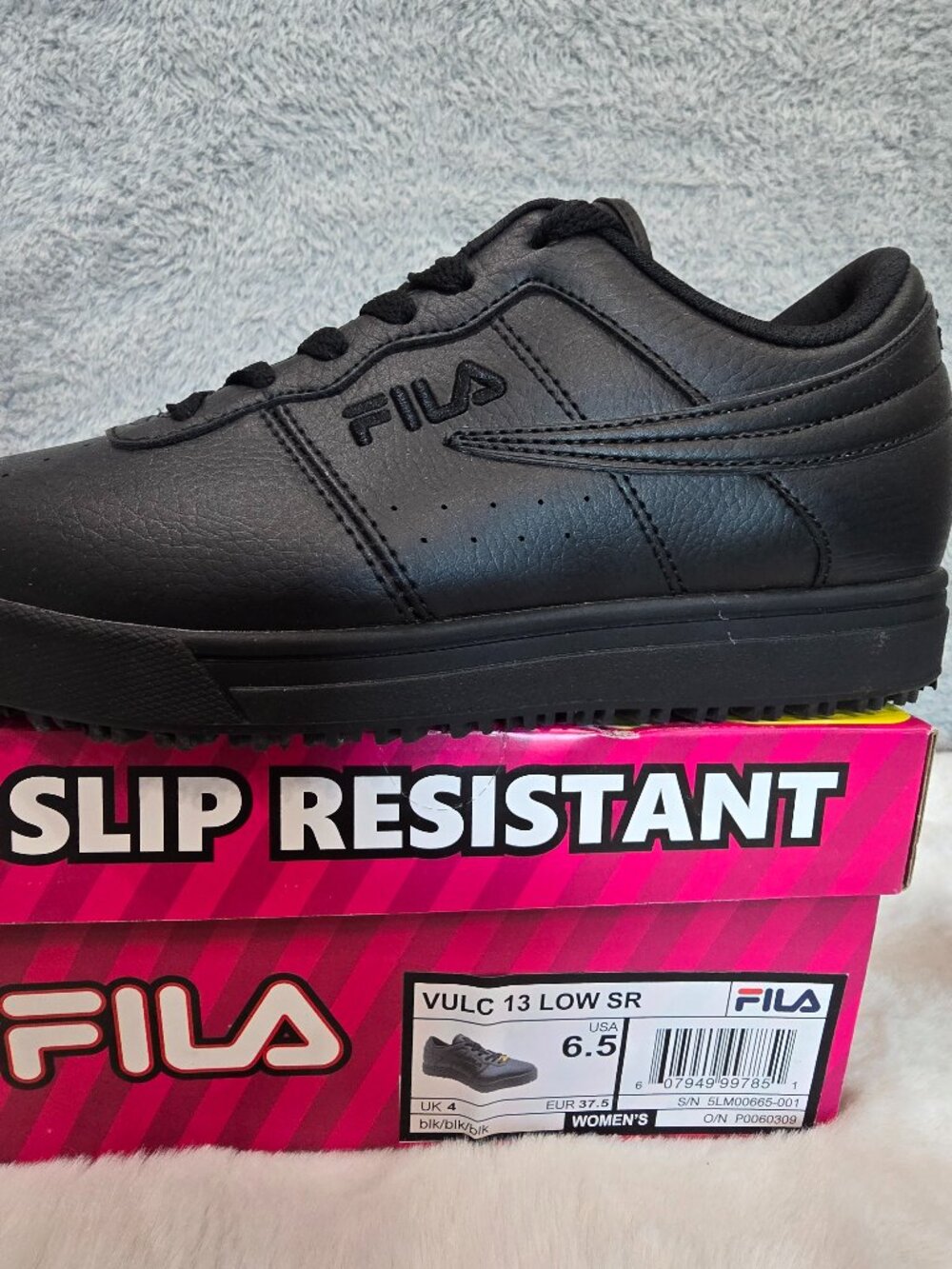 Fila Women's Vulc 13 Low Slip Resisting Work Shoes - Soft Toe Size 6.5 NEW NIB